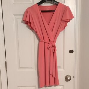 Nine West Coral Wrap Dress